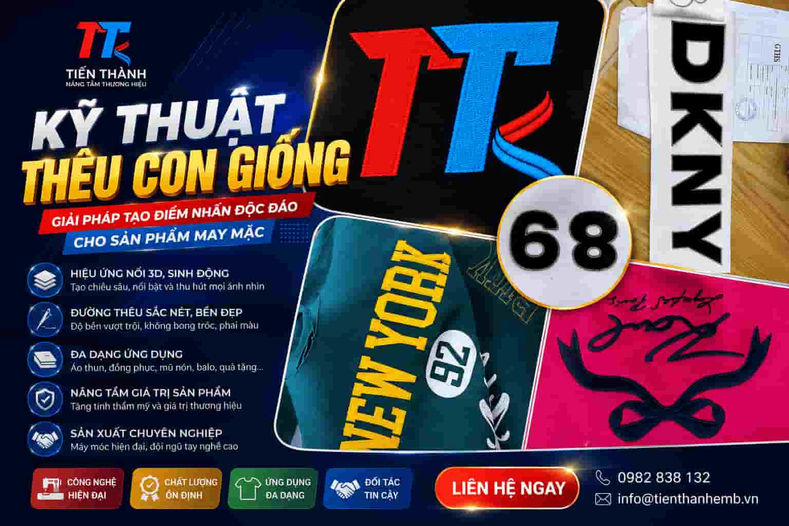 Kỹ Thuật Thêu Con Giống
